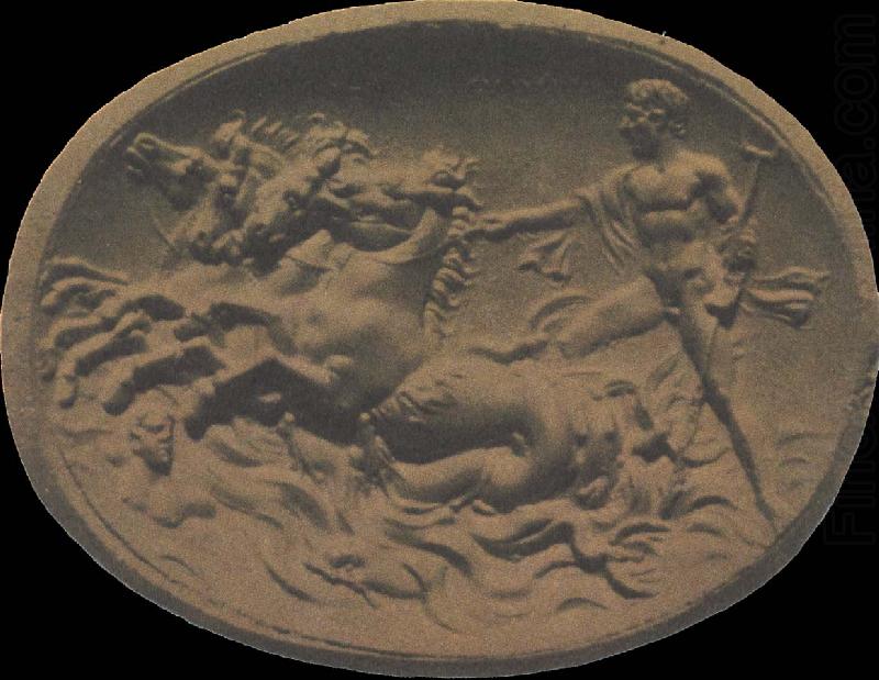 octavianus blodiiga over avtonius vid actium, unknow artist